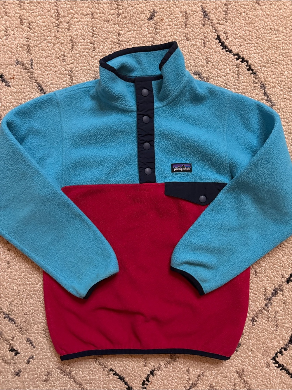 Patagonia kids fleece jacket (7/8) EUC